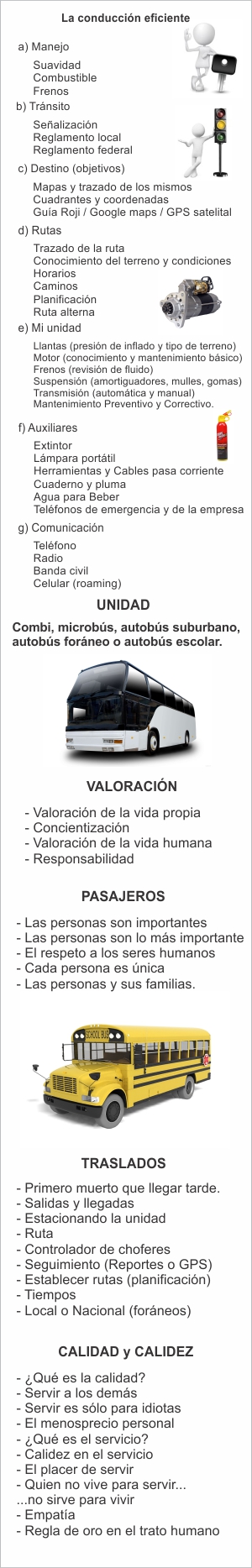 Curso de choferes autobus de pasajeros