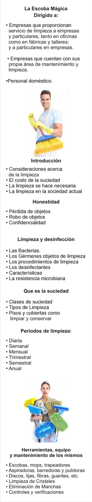 Cursos de Limpieza