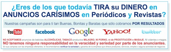 NO tenemos ninguna responsabilidad por las ofertas de los anunciantes