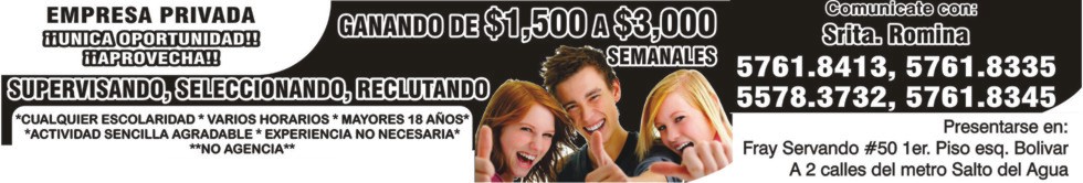 Romina solicita personal